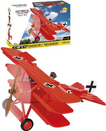 COBI Collection Historique (Historical Collection) 2996 Fokker Dr.1 Red Baron