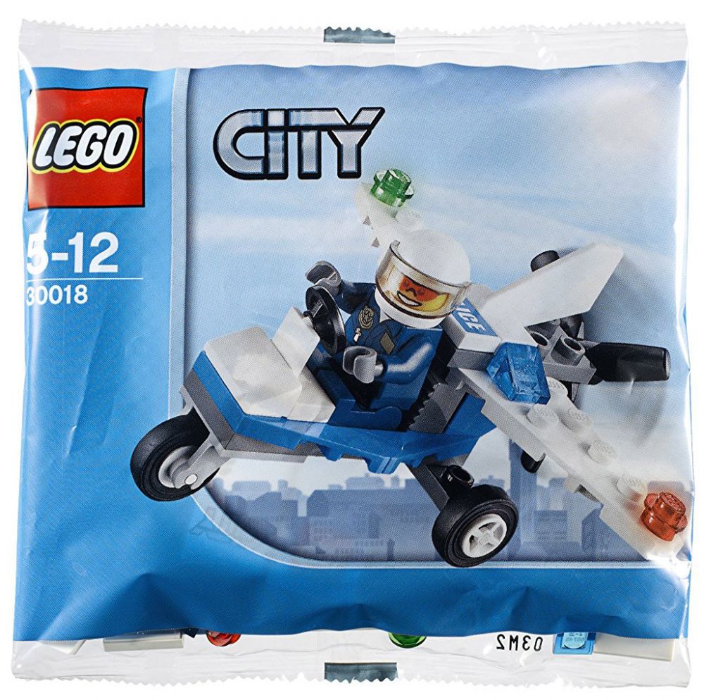 livre d'activité Magazine Lego city police avec sa mini figurine policier  avec son avion Neuf - Lego