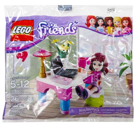 LEGO Friends 30102 Le bureau d'Olivier (Polybag)