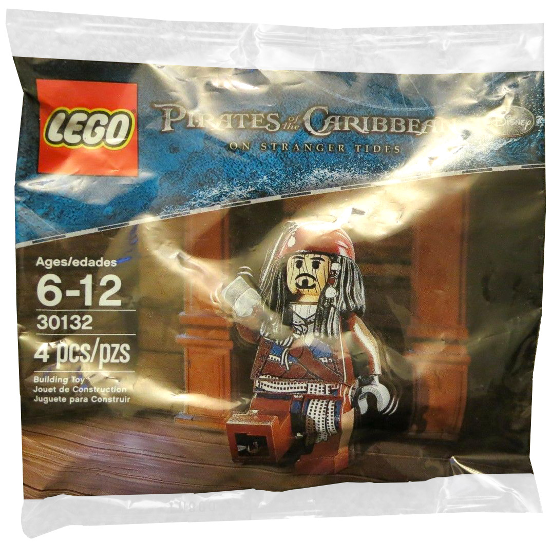 LEGO Pirates des Caraibes 30132 pas cher Captain Jack Sparrow Polybag
