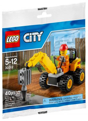 LEGO City 30312 La foreuse de démolition (Polybag)