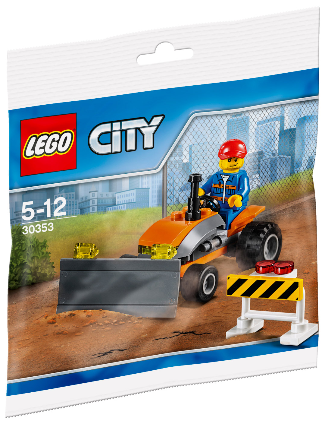 LEGO City 30353 pas cher, Tracteur (Polybag)