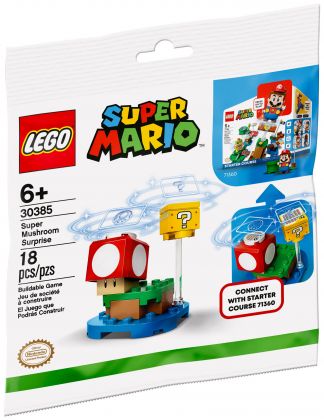 LEGO Super Mario 30385 Ensemble d'extension Surprise de super champignon (Polybag)
