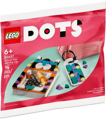 LEGO Dots 30637 Vide-poche Animal et étiquette de sac (Polybag)