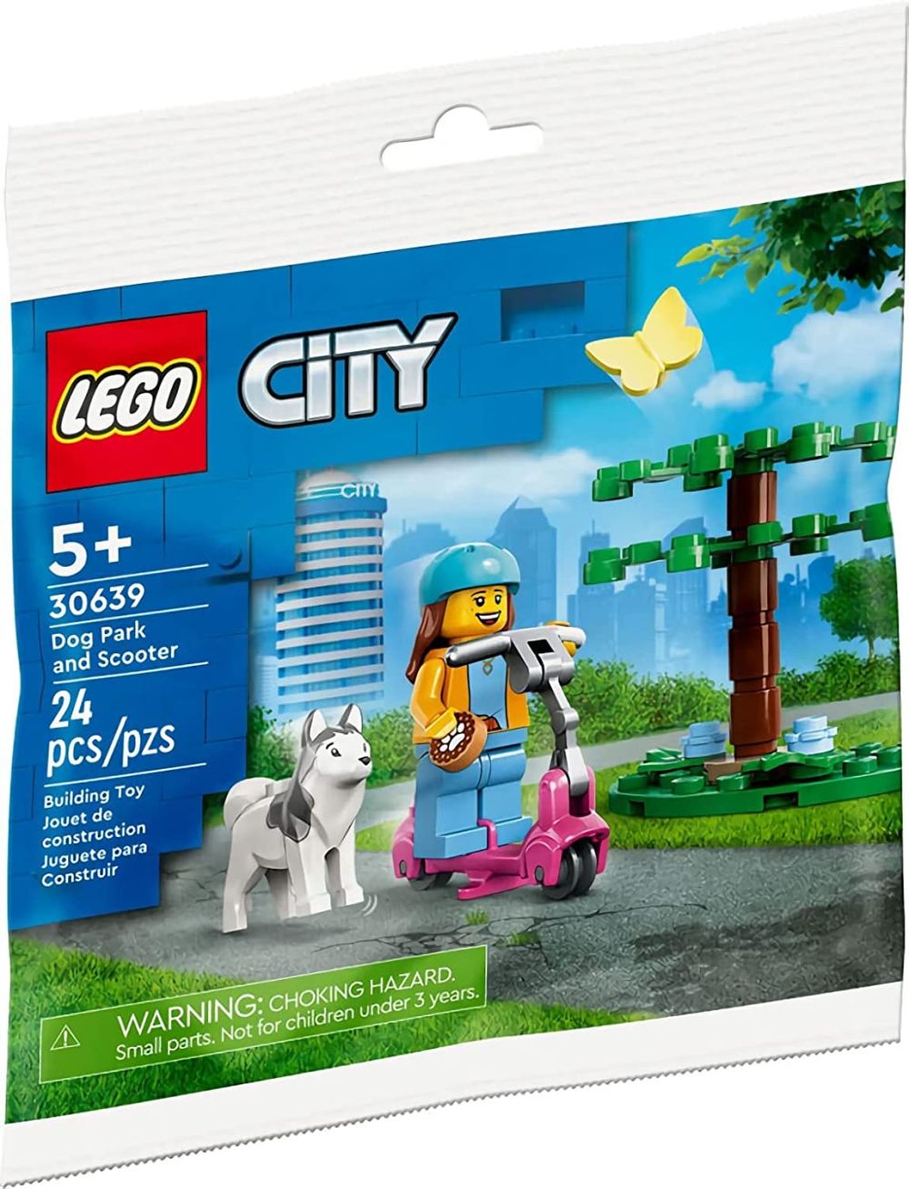 LEGO City 30639 pas cher, Balade en trottinette au parc pour