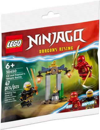 LEGO Ninjago 30650 Kai et Rapton : la bataille du temple (Polybag)