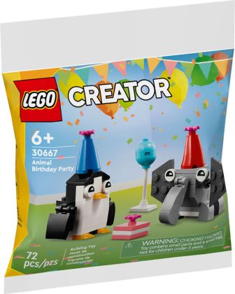 LEGO Creator 30667 La fête d’anniversaire des animaux (Polybag)