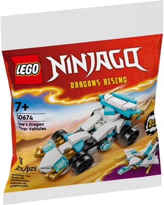 LEGO Ninjago 30674 Les véhicules : Pouvoir du dragon de Zane (Polybag)