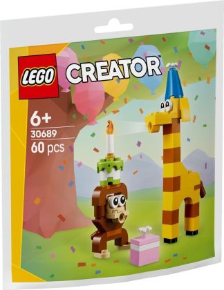 LEGO Creator 30689 Les animaux du goûter d'anniversaire (Polybag)
