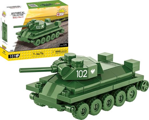 COBI Collection Historique (Historical Collection) 3088 T-34/76