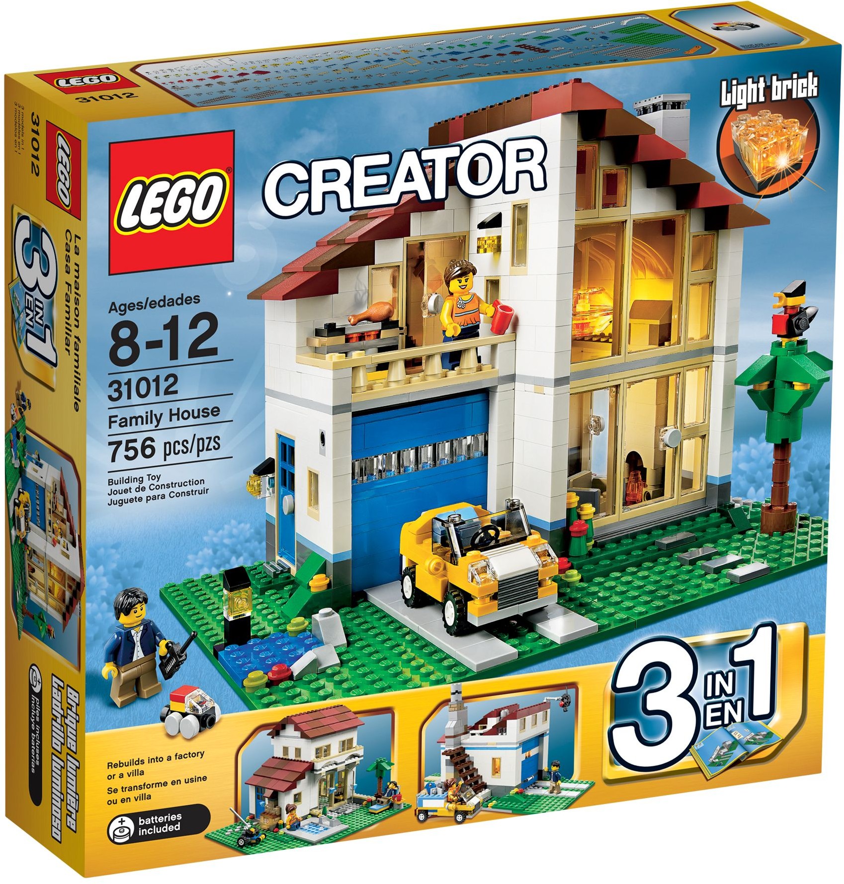 LEGO Creator 31012 pas cher, La maison de famille