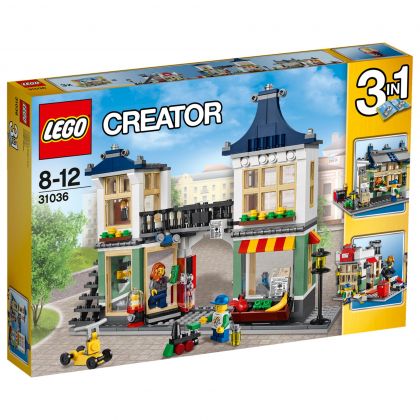 LEGO Creator 31036 Le magasin de jouets et l'épicerie