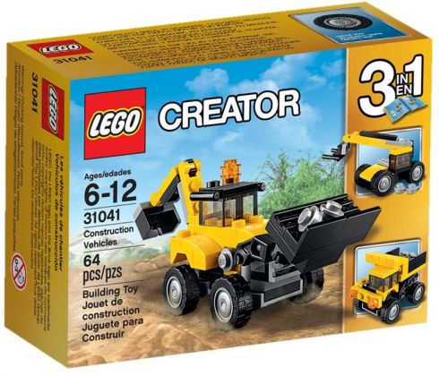 LEGO Creator 31041 Les véhicules de chantier