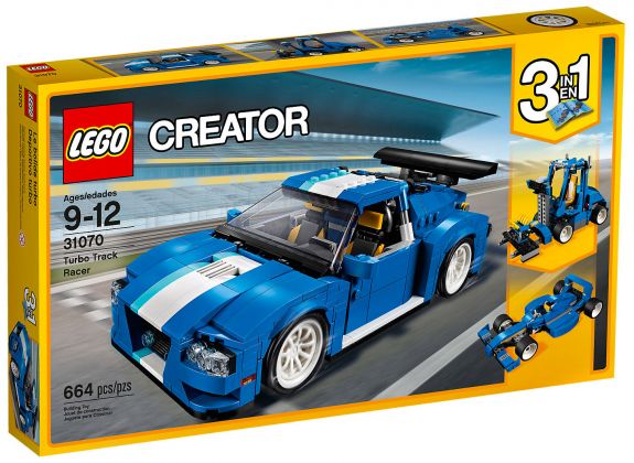 LEGO Creator 31070 Le bolide bleu