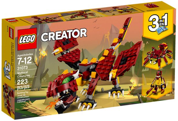 LEGO Creator 31073 Les créatures mythiques