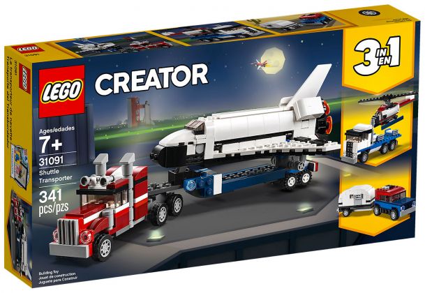 LEGO Creator 31091 Le transporteur de navette