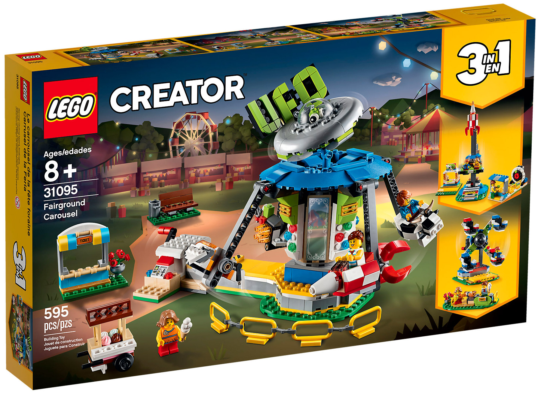 LEGO Creator 31095 pas cher Le man ge de la f te foraine