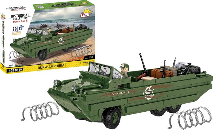 COBI Collection Historique (Historical Collection) 3110 DUKW Amphibia