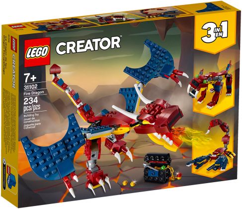 LEGO Creator 31102 Le dragon de feu