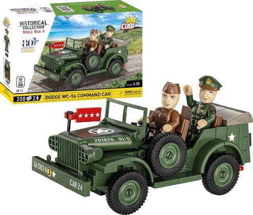 COBI Collection Historique (Historical Collection) 3111 Dodge WC-56 Command Car