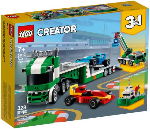 LEGO Creator 31113 Le transporteur de voitures de course