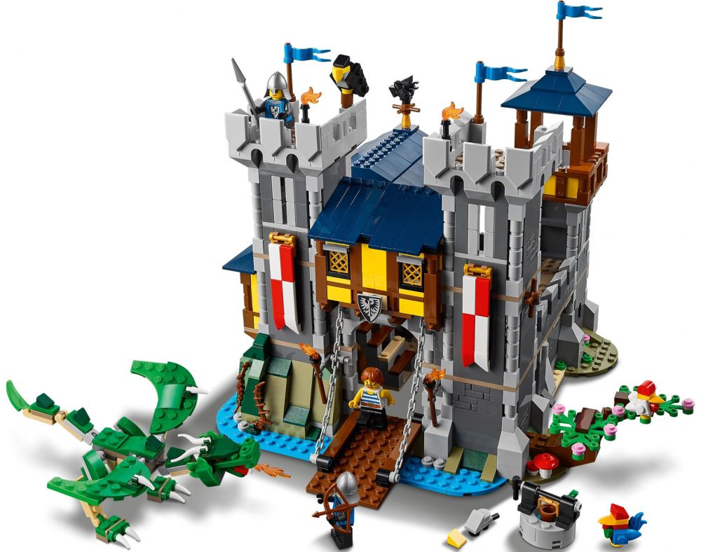 LEGO Creator 31120 pas cher, Le château médiéval