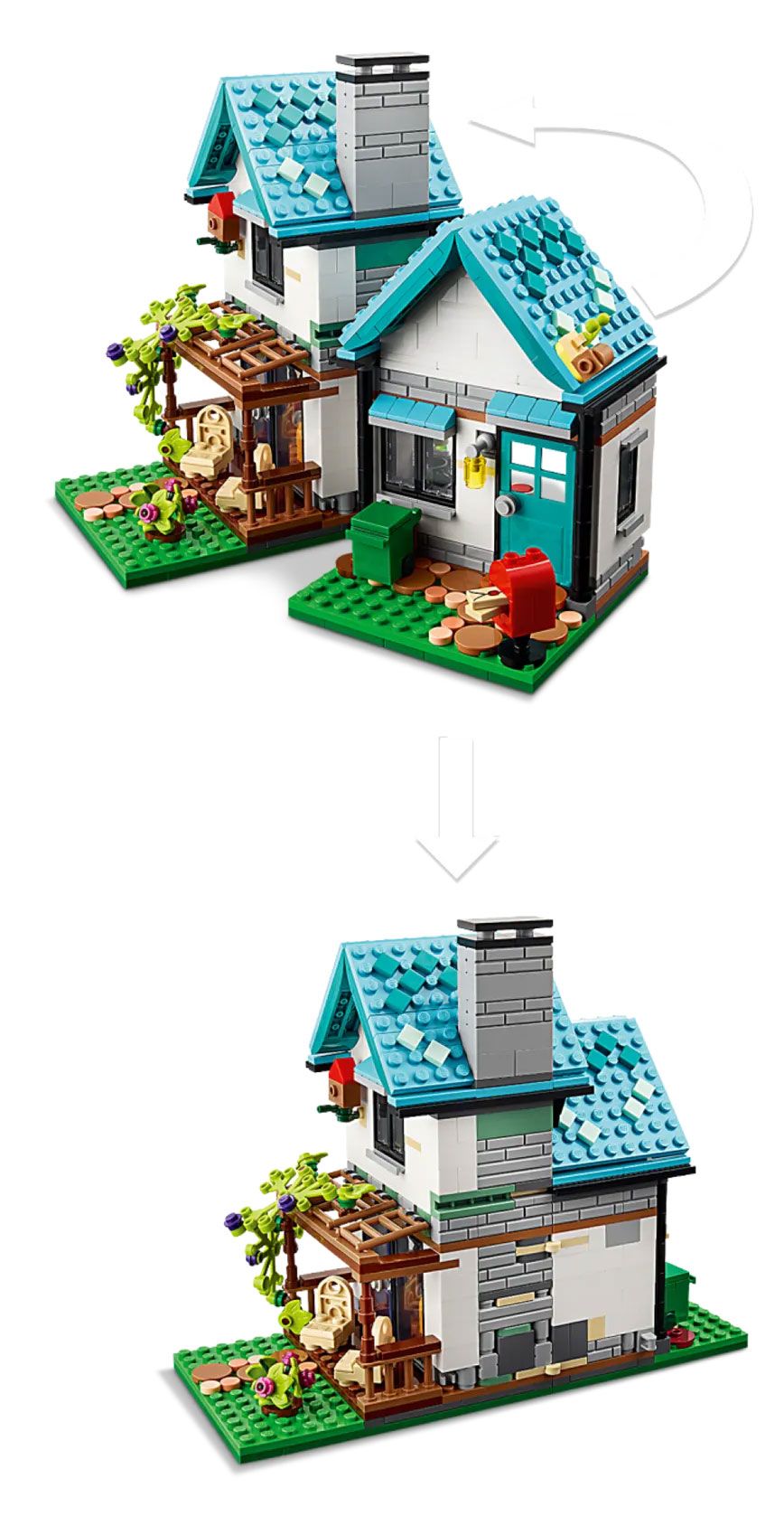 LEGO Creator 31069 pas cher, La maison familiale