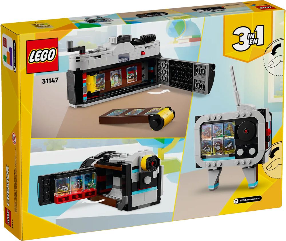LEGO Creator 31147 pas cher, L'appareil photo rétro