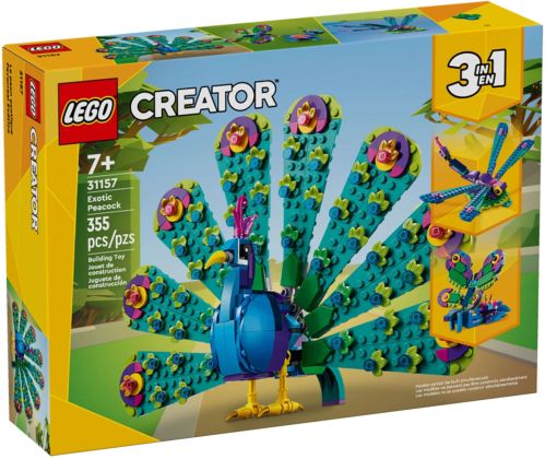 LEGO Creator 31157 Le paon exotique