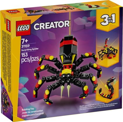 LEGO Creator 31159 Animaux sauvages : l’araignée surprenante