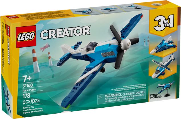 LEGO Creator 31160 Aéronef : l’avion de course