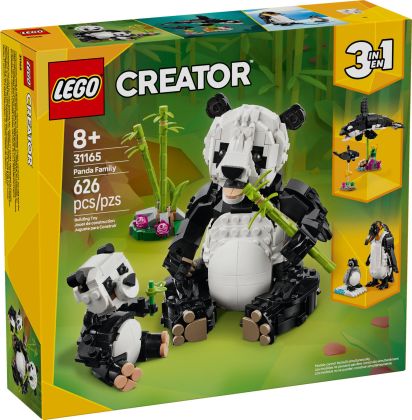 LEGO Creator 31165 Animaux sauvages : la famille de pandas
