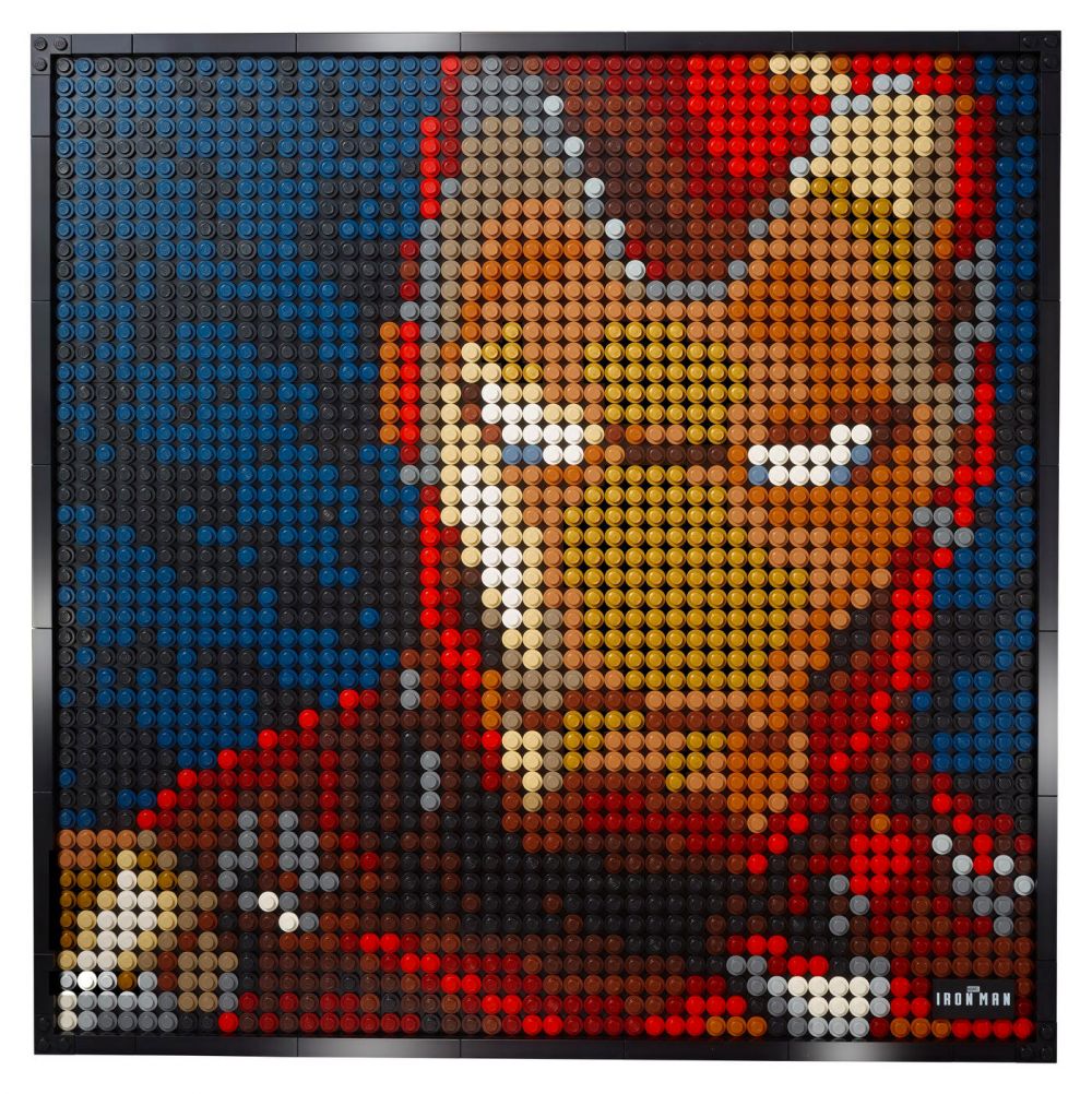 LEGO Art 31199 pas cher, Iron Man de Marvel Studios