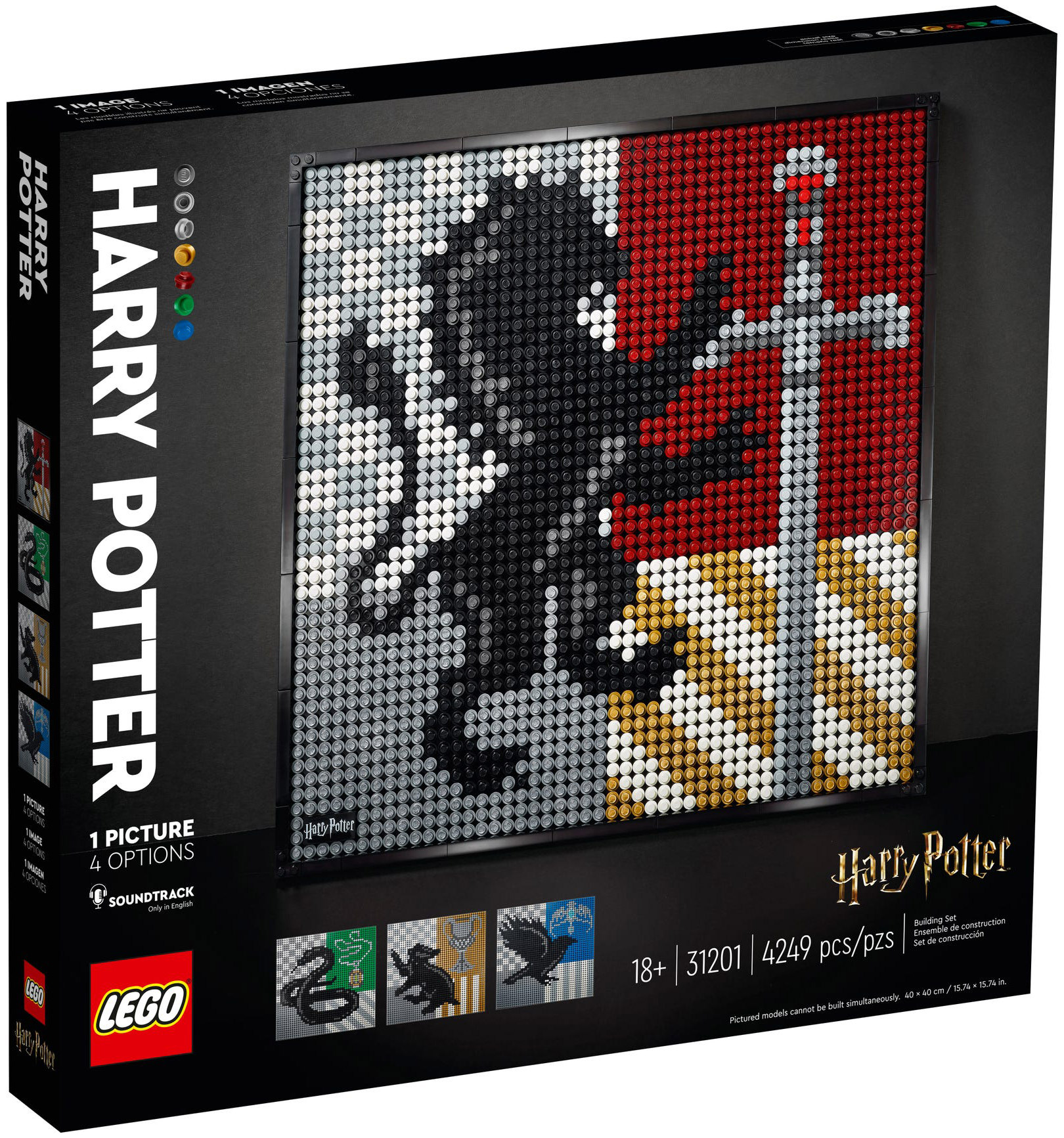 LEGO Art 31201 pas cher, Harry Potter Les blasons de Poudlard