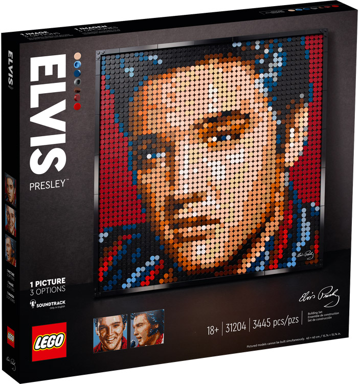 - LEGO Art 31204 Elvis Presley « The King » - Prix LEGO : 119,99€
