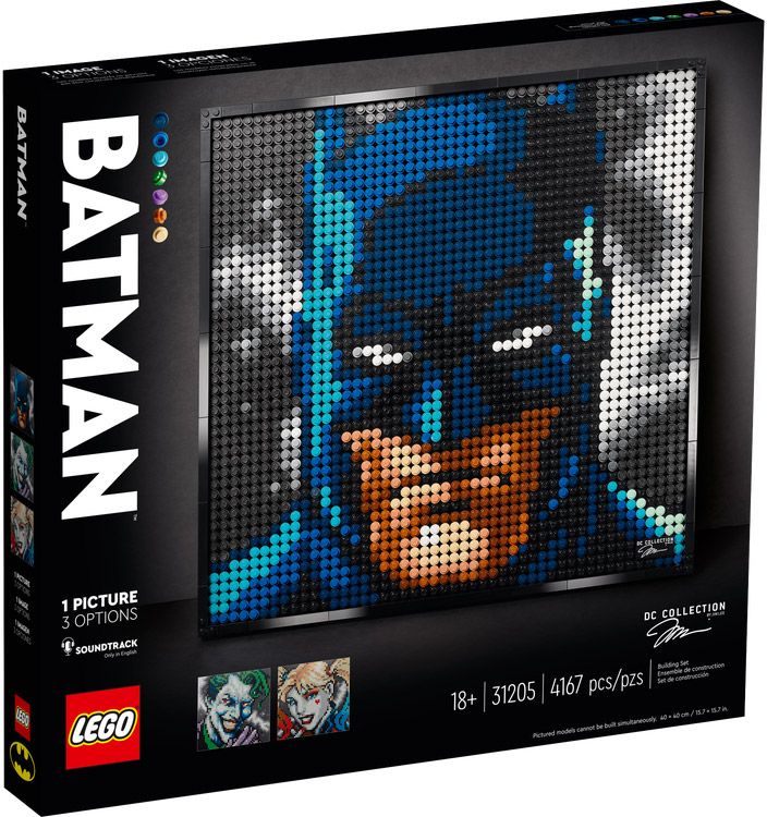 LEGO Art 31205 pas cher, La collection Batman de Jim Lee