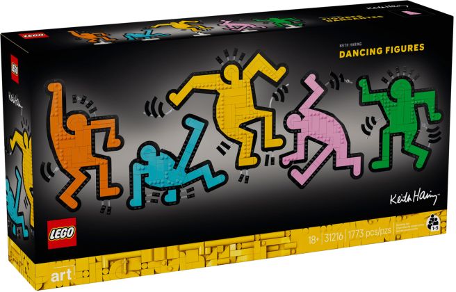 LEGO Art 31216 Keith Haring – Les figures dansantes