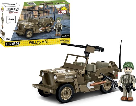 COBI Collection Historique (Historical Collection) 3133 Willys MB JEEP