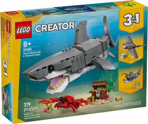 LEGO Creator 31381 Le redoutable requin et le coffre au trésor