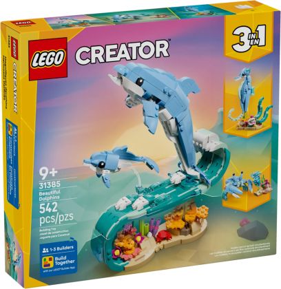 LEGO Creator 31385 Animaux marins : les beaux dauphins
