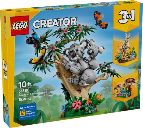 LEGO Creator 31388 Animaux sauvages : la famille de koalas