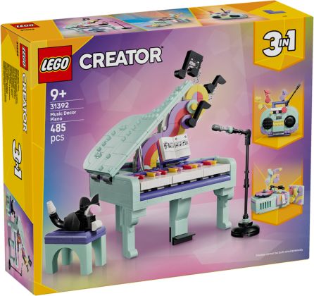 LEGO Creator 31392 Décoration musicale : piano et chat