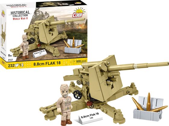 COBI Collection Historique (Historical Collection) 3141 8.8 cm Flak 18