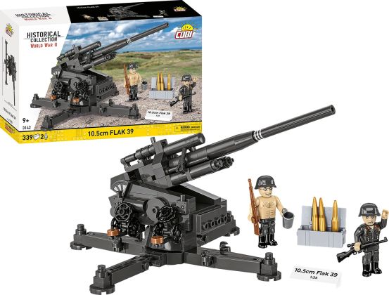COBI Collection Historique (Historical Collection) 3142 10,5 cm Flak 39