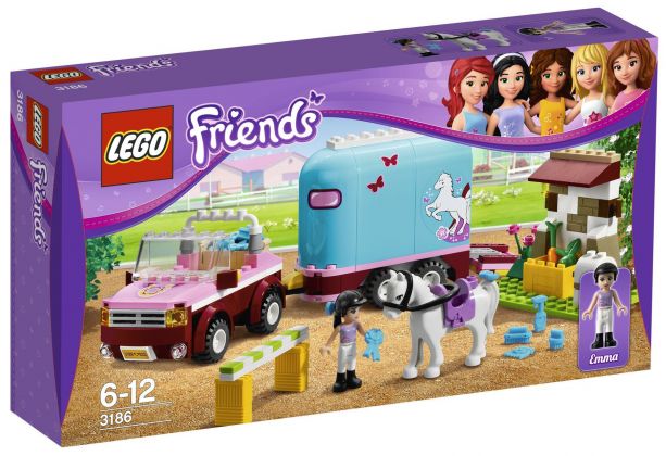 LEGO Friends 3186 La remorque à chevaux d'Emma