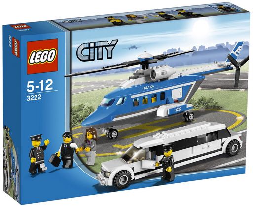 LEGO City 3222 L'hélicoptère et la limousine