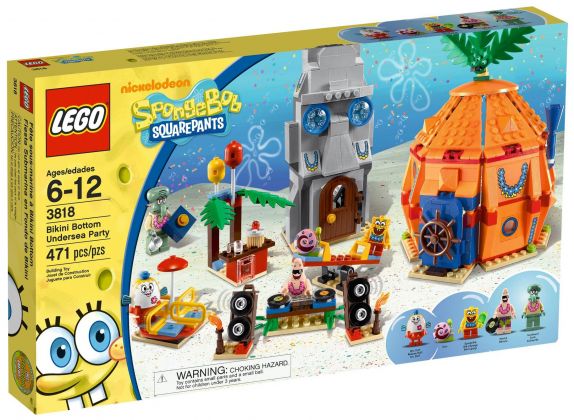 LEGO Bob l'éponge 3818 Fête sous-marine à Bikini Bottom