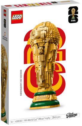 LEGO Editions 4000351 Trophée officiel de la Coupe du monde de la FIFA – Champions Espagne