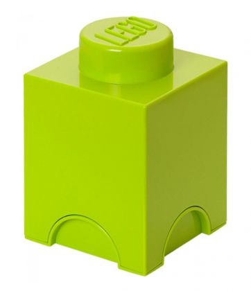 LEGO Rangements 40011220 Brique de rangement verte claire 1 plot