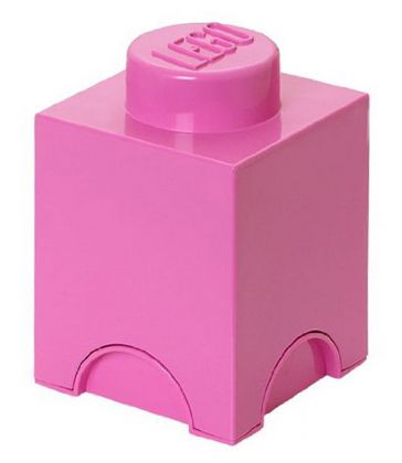 LEGO Rangements 40011739 Brique de rangement rose 1 plot